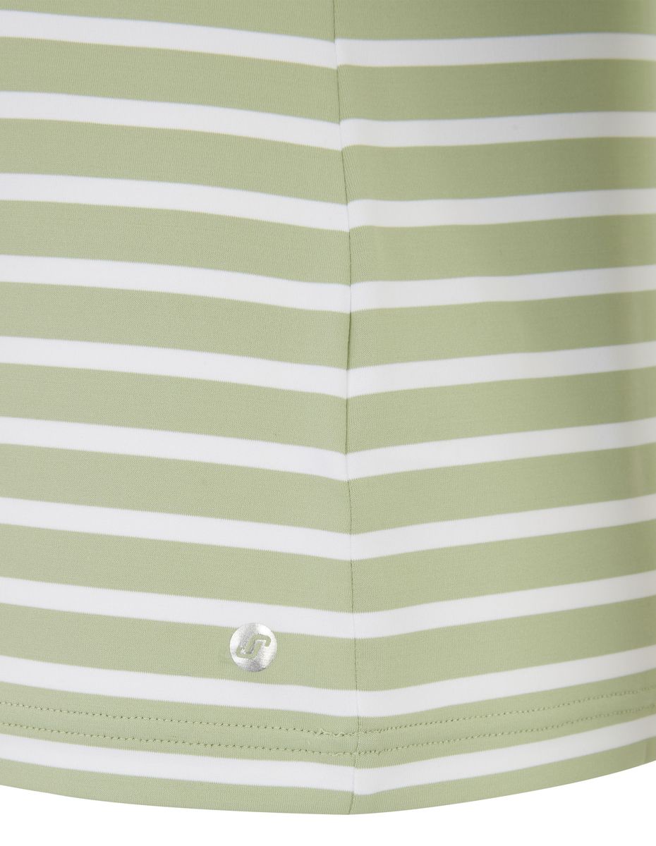 Gestreiftes 3/4-Arm Jersey-Shirt