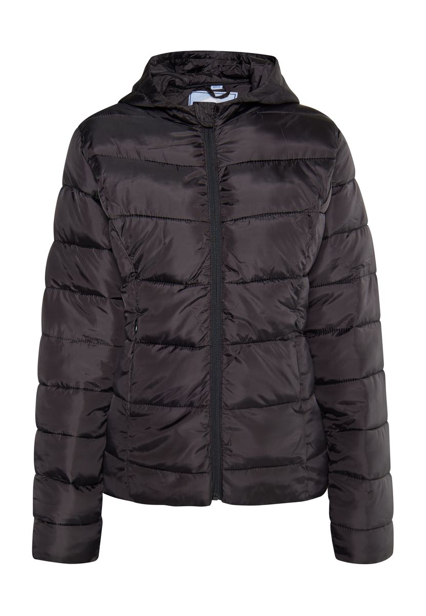 Wattierte Steppjacke mit Kapuze