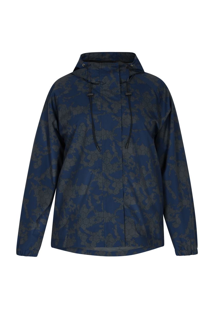 Übergroßer Anorak mit Camouflage-Muster