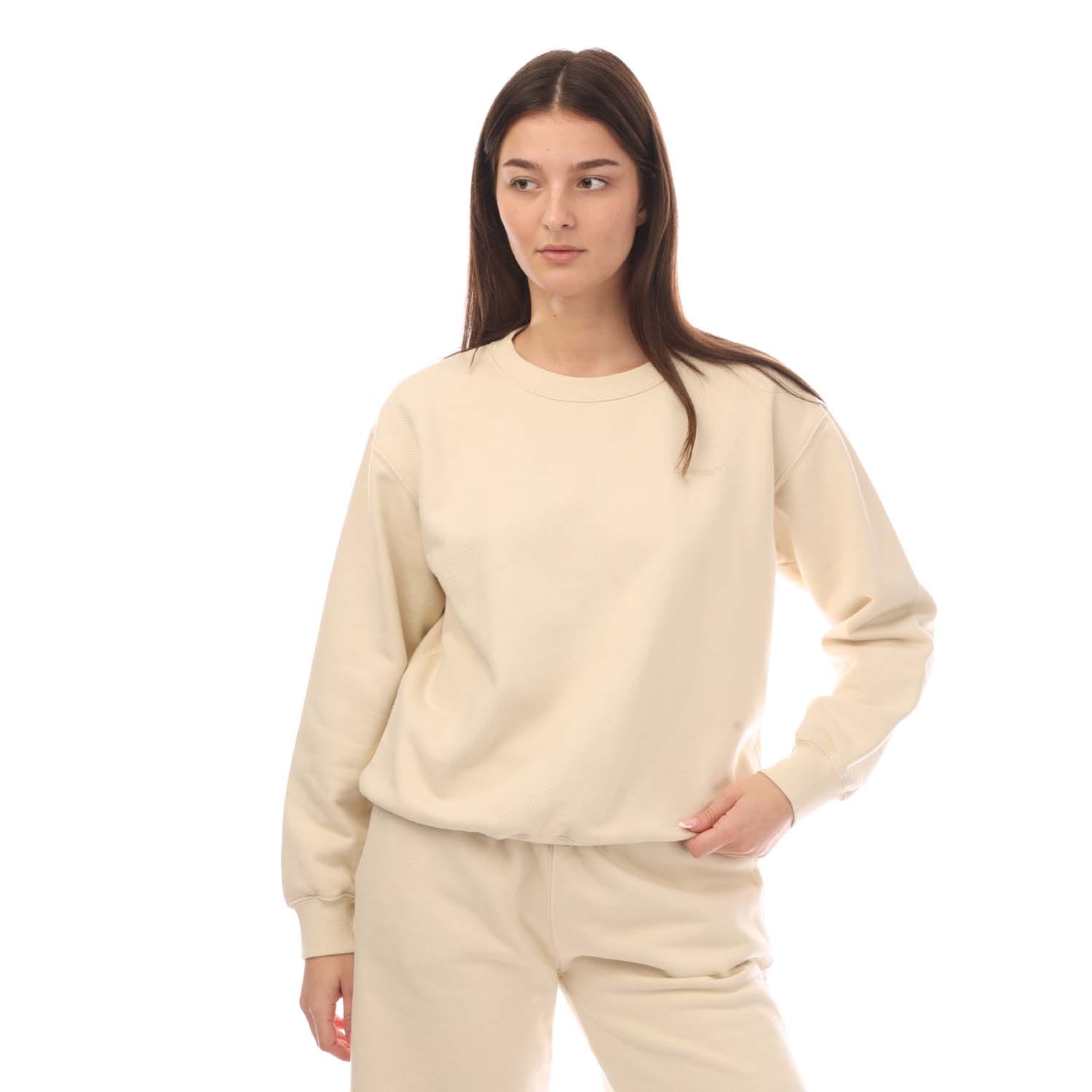 Klassisches Baumwoll-Sweatshirt mit Rundhalsausschnitt