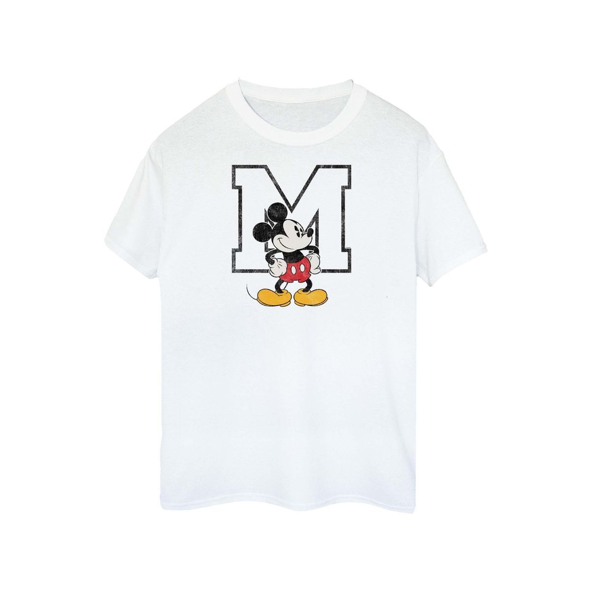 Mickey Mouse Buchstabengrafik T-Shirt