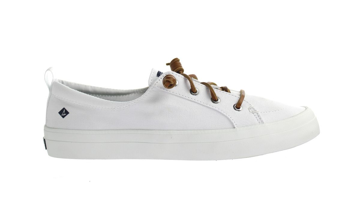 Canvas-Slipper mit Leder-Schnürsenkeln