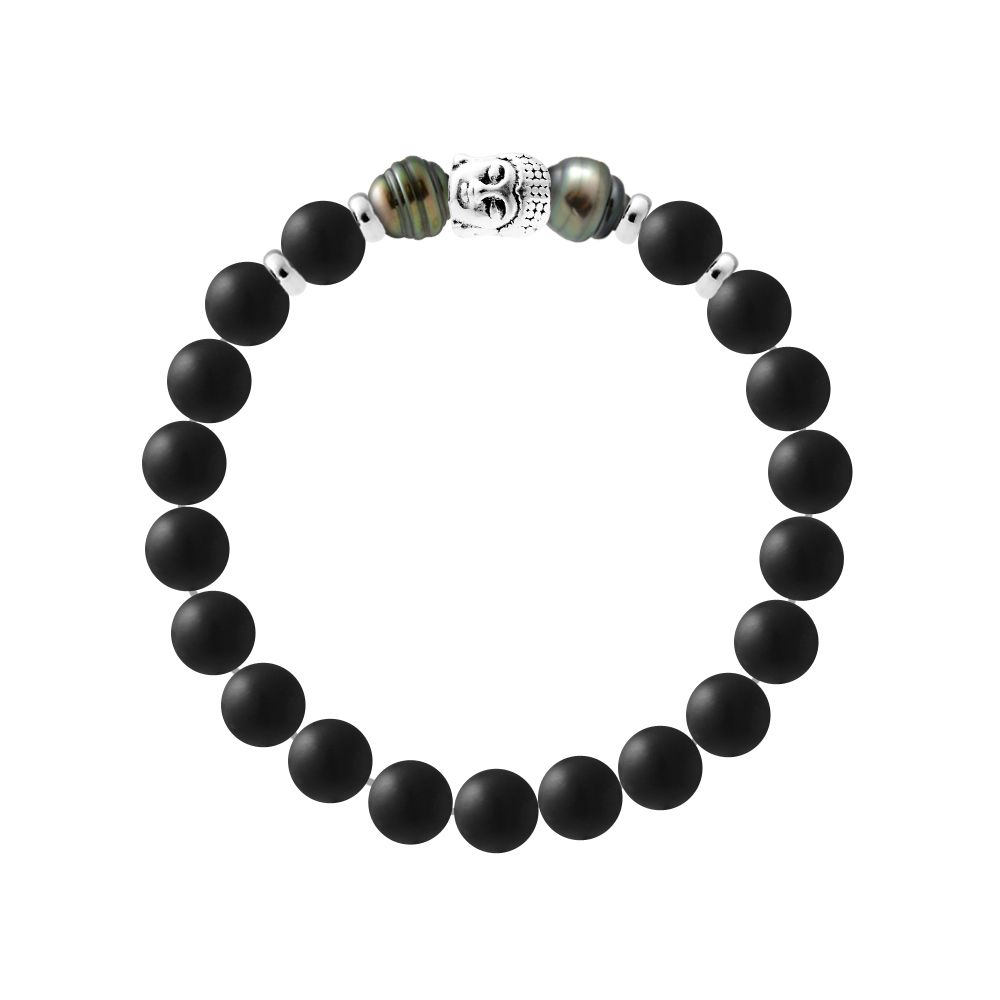 Perlenarmband mit Herzanhänger