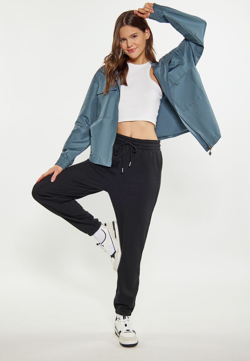 Utility-Jacke mit Kapuze und Taschen