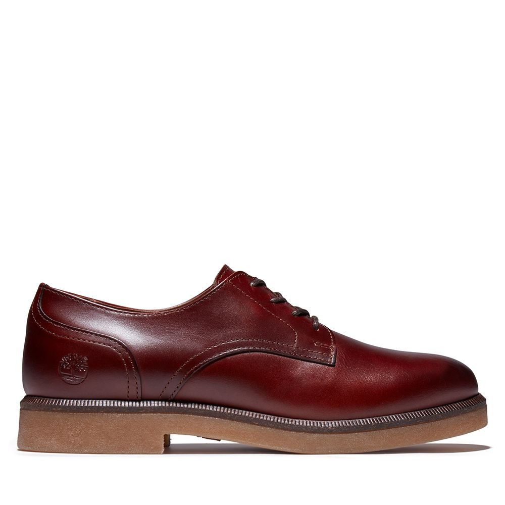 Polierte Leder-Derbyschuhe