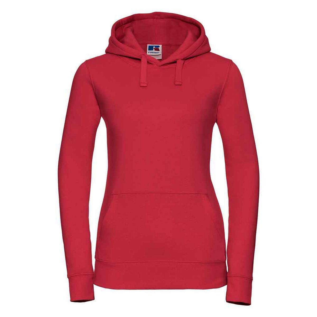 Klassischer Kapuzenpullover mit angerautem Fleece