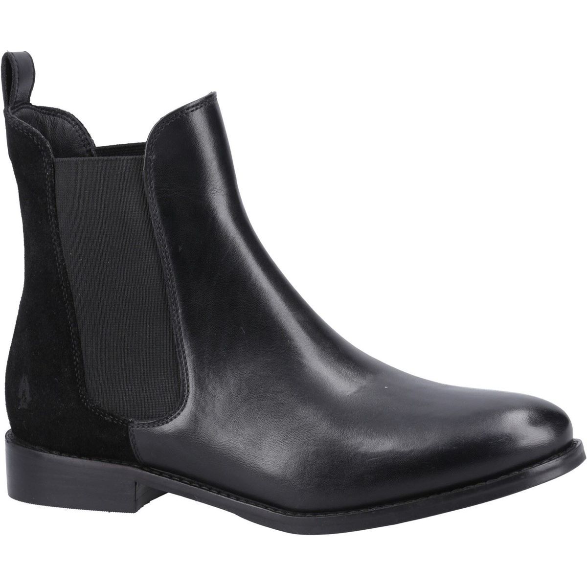 Chelsea-Stiefeletten aus Materialmix