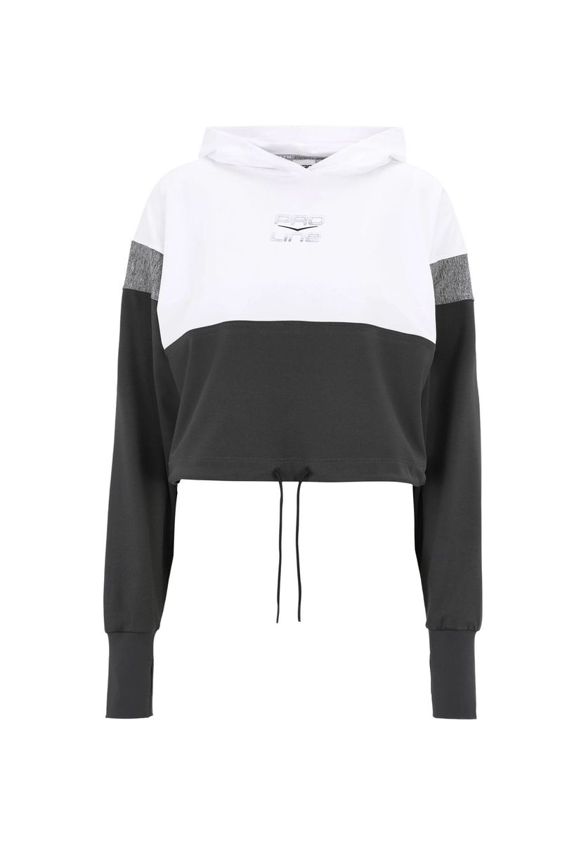 Color-Block Crop-Sport-Hoodie