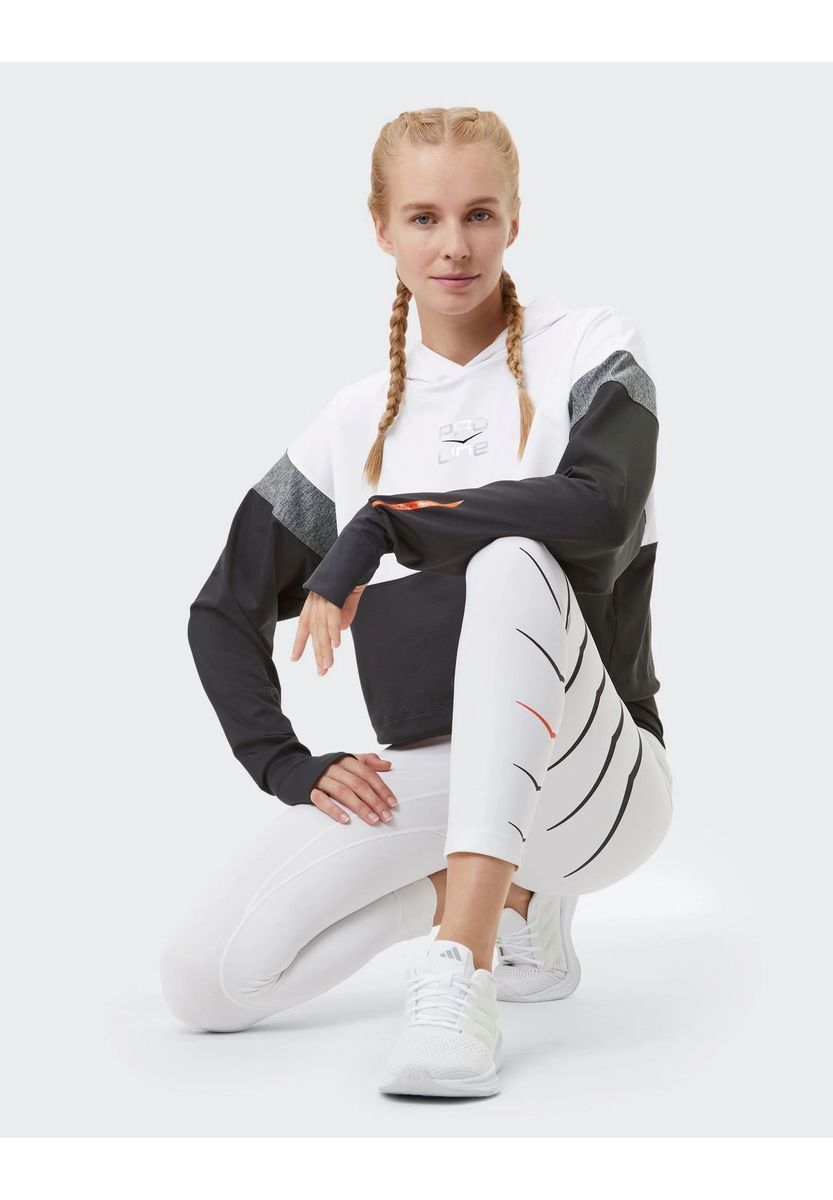 Color-Block Crop-Sport-Hoodie