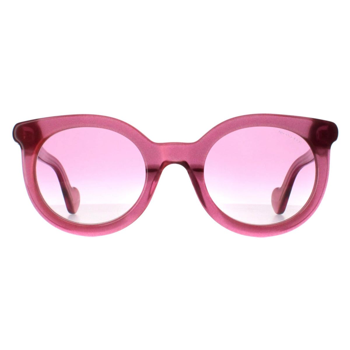 Elegante transparente runde Sonnenbrille