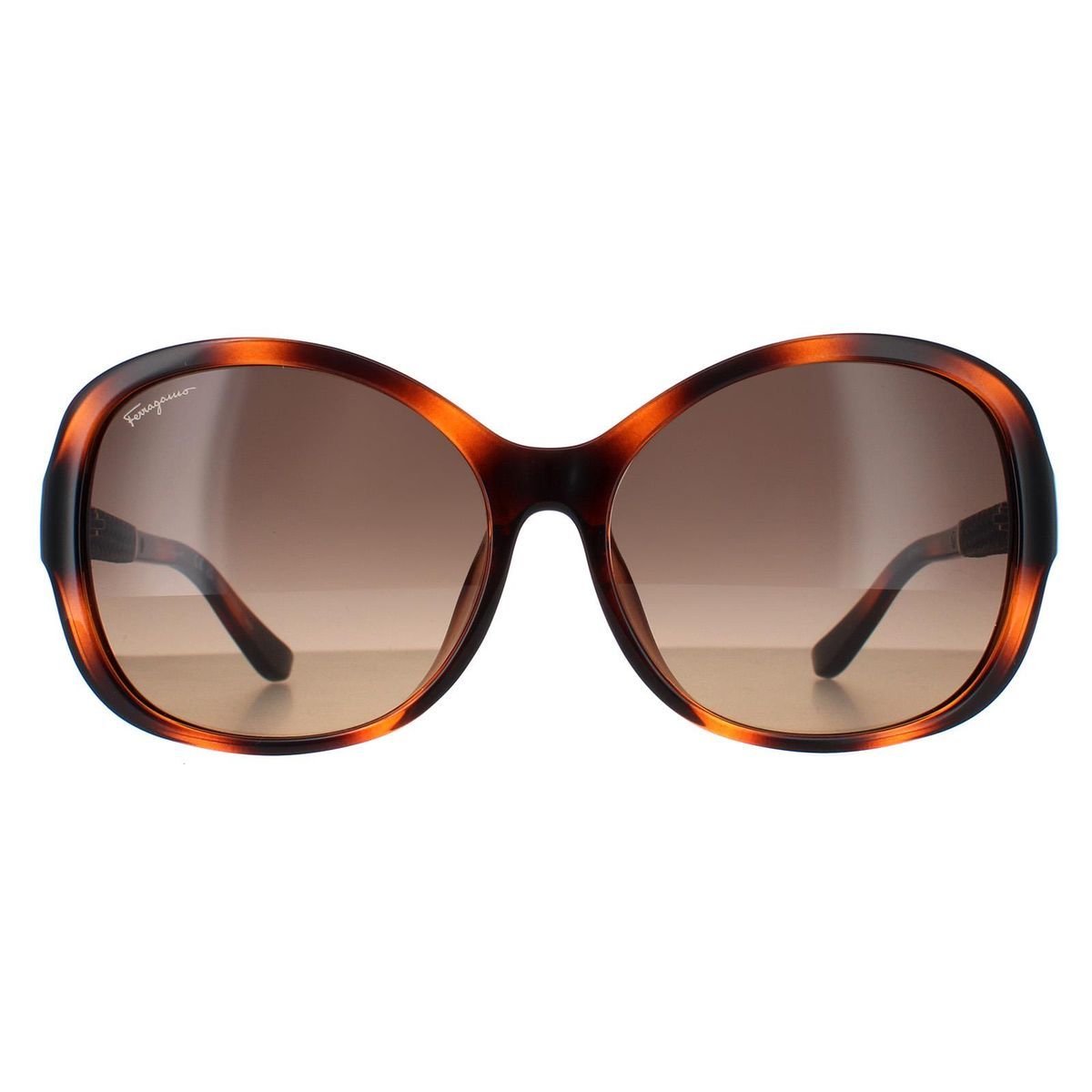 Schmetterlings-Sonnenbrille mit strukturierten Bügeln