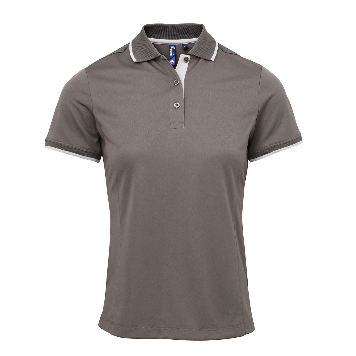 Performance-Poloshirt mit Kontraststreifen