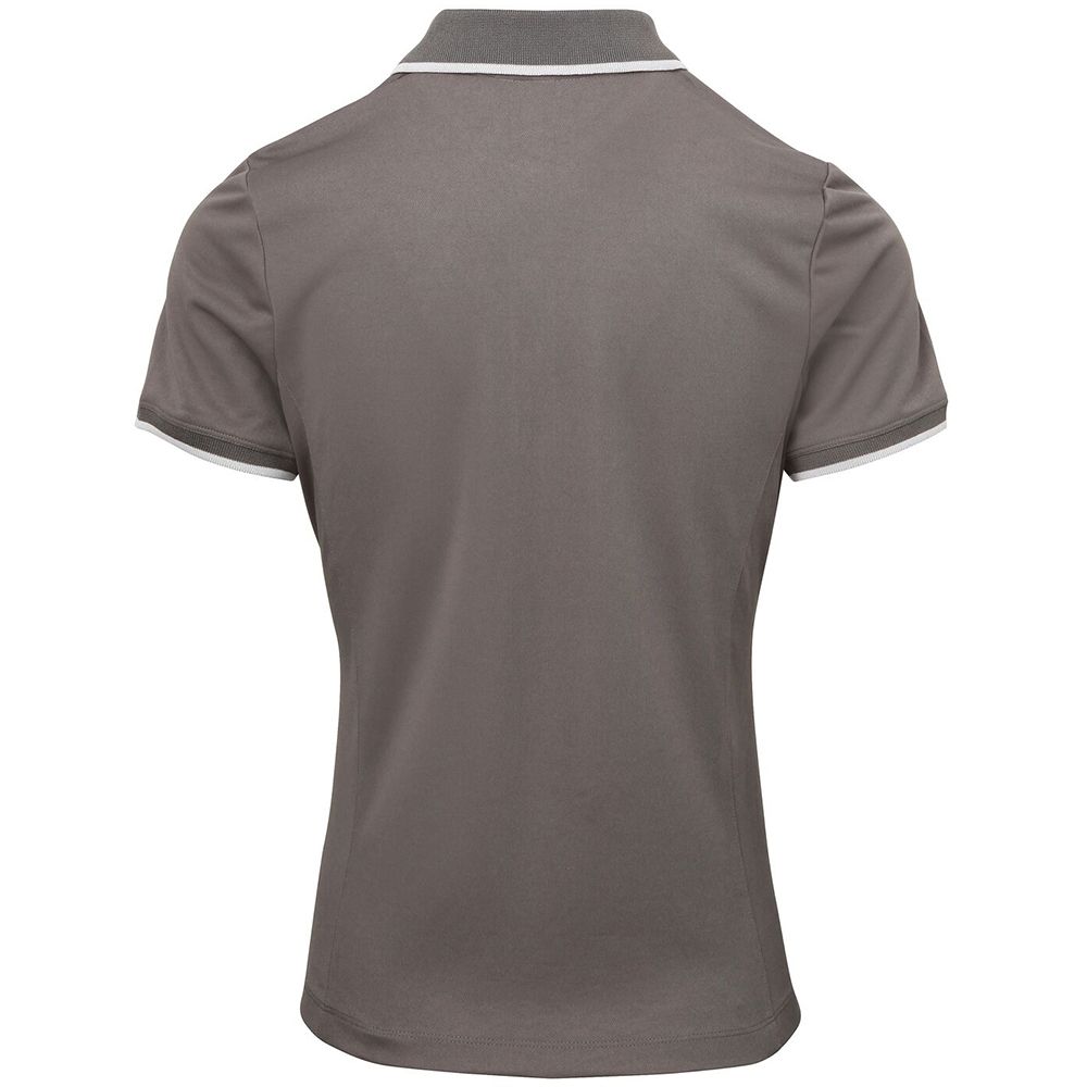 Performance-Poloshirt mit Kontraststreifen