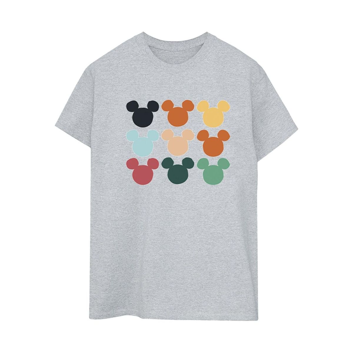 Grafik-T-Shirt mit Micky Maus Silhouetten