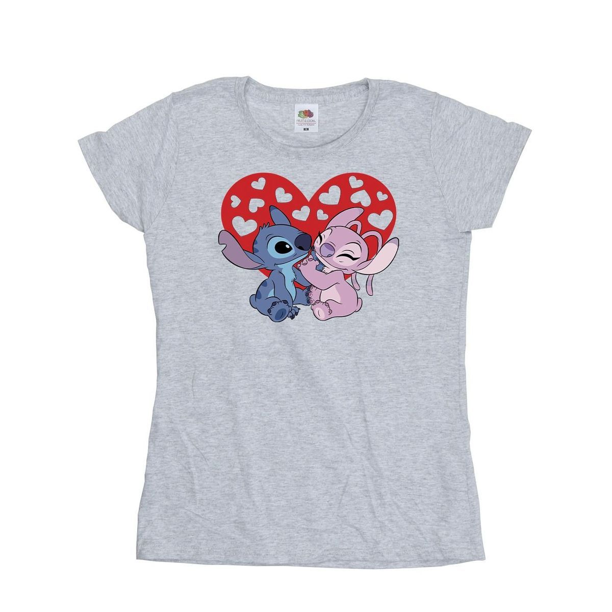 Romantisches Grafik-T-Shirt aus Baumwolle