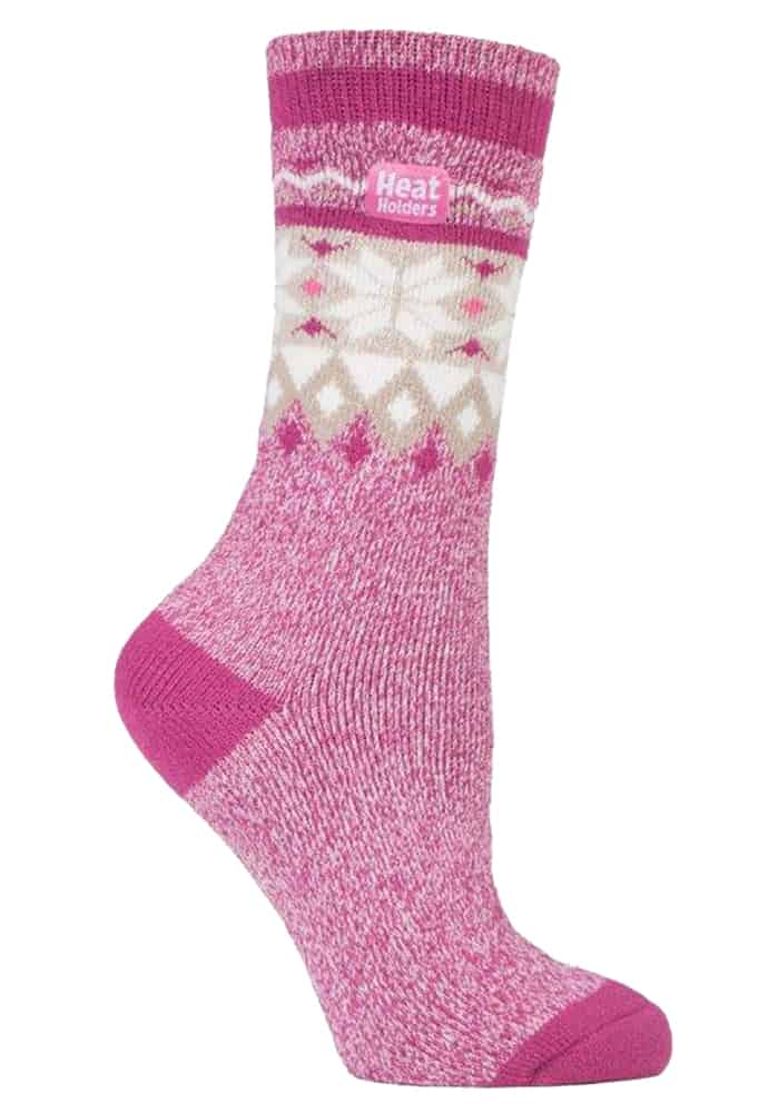 Thermo-Wintersocken mit nordischem Muster