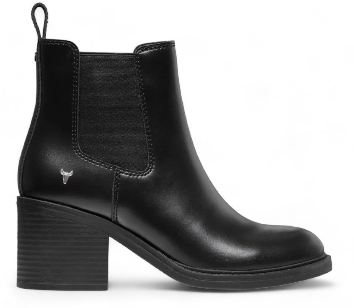 Klassischer Chelsea-Boot mit Blockabsatz