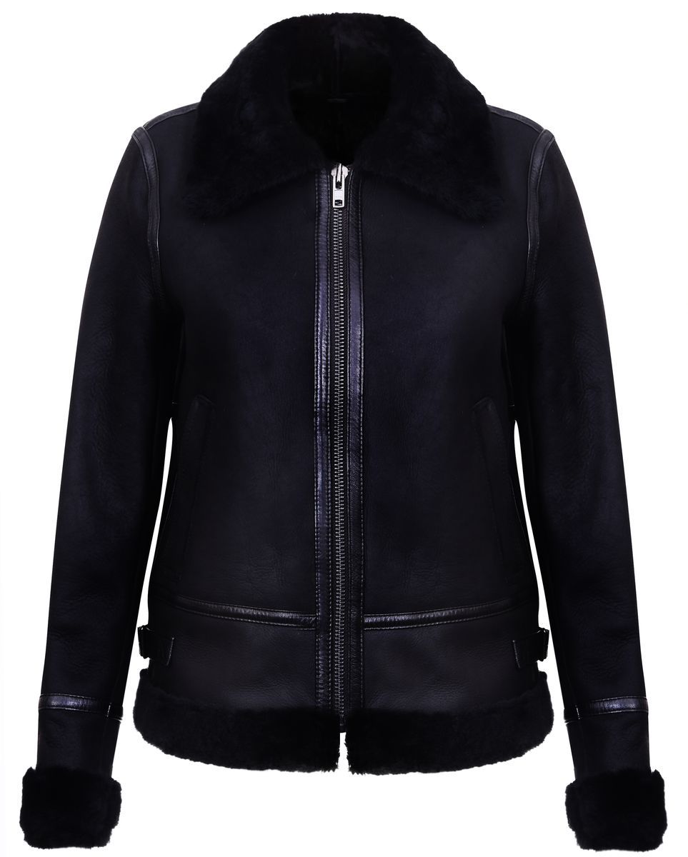 Premium B3 Schaffell-Fliegerjacke
