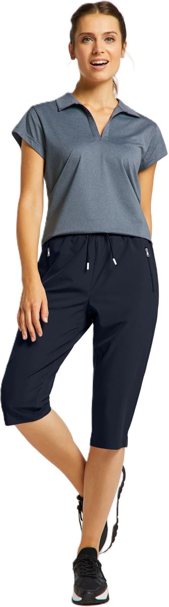 Funktionale Sport-Caprihose mit Tunnelzug
