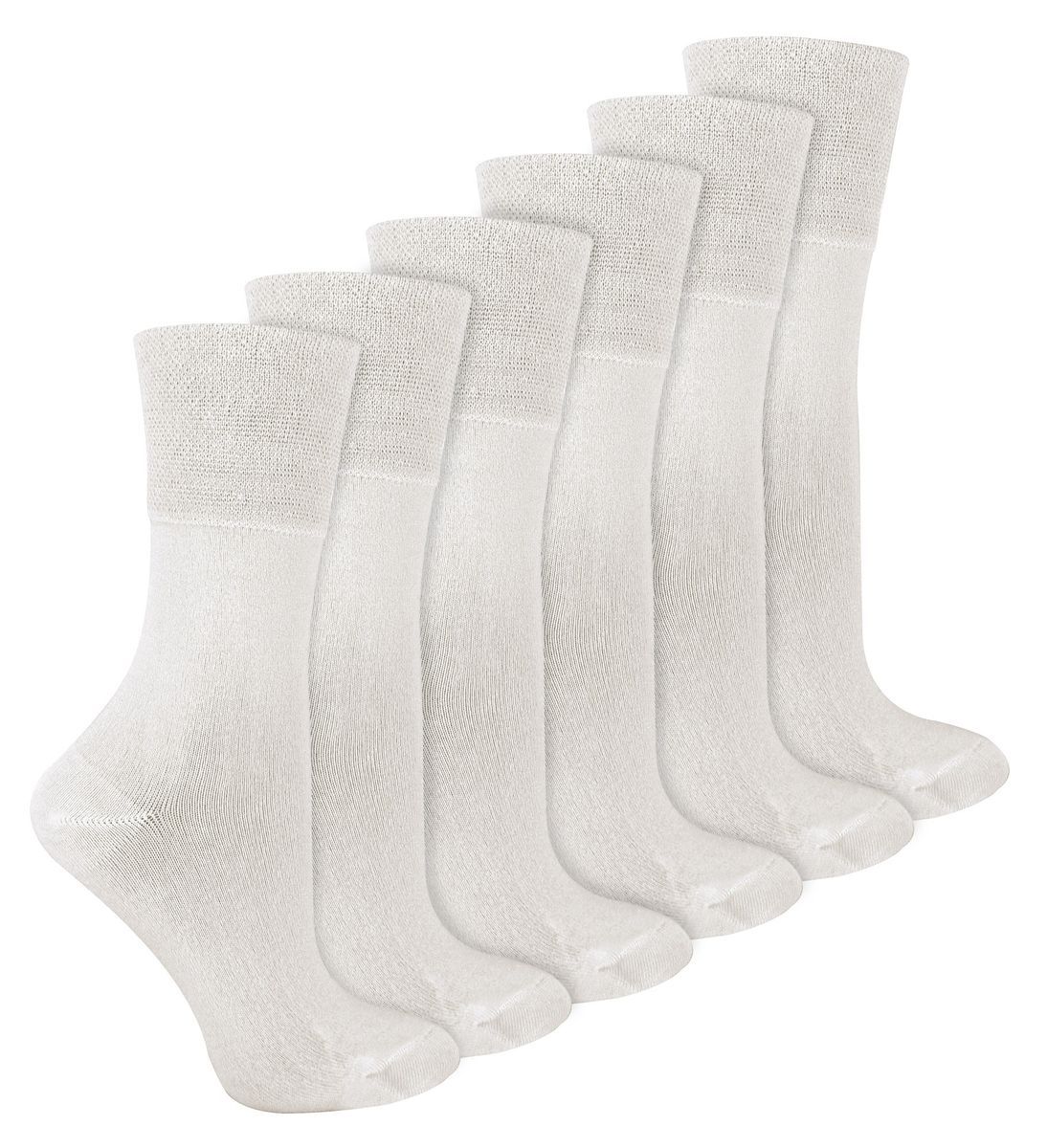 Nicht-elastische nahtlose Bambus Komfort-Socken