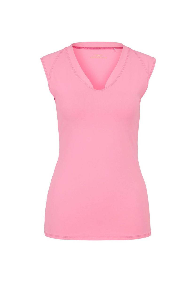 Sport-Funktionsshirt mit V-Ausschnitt