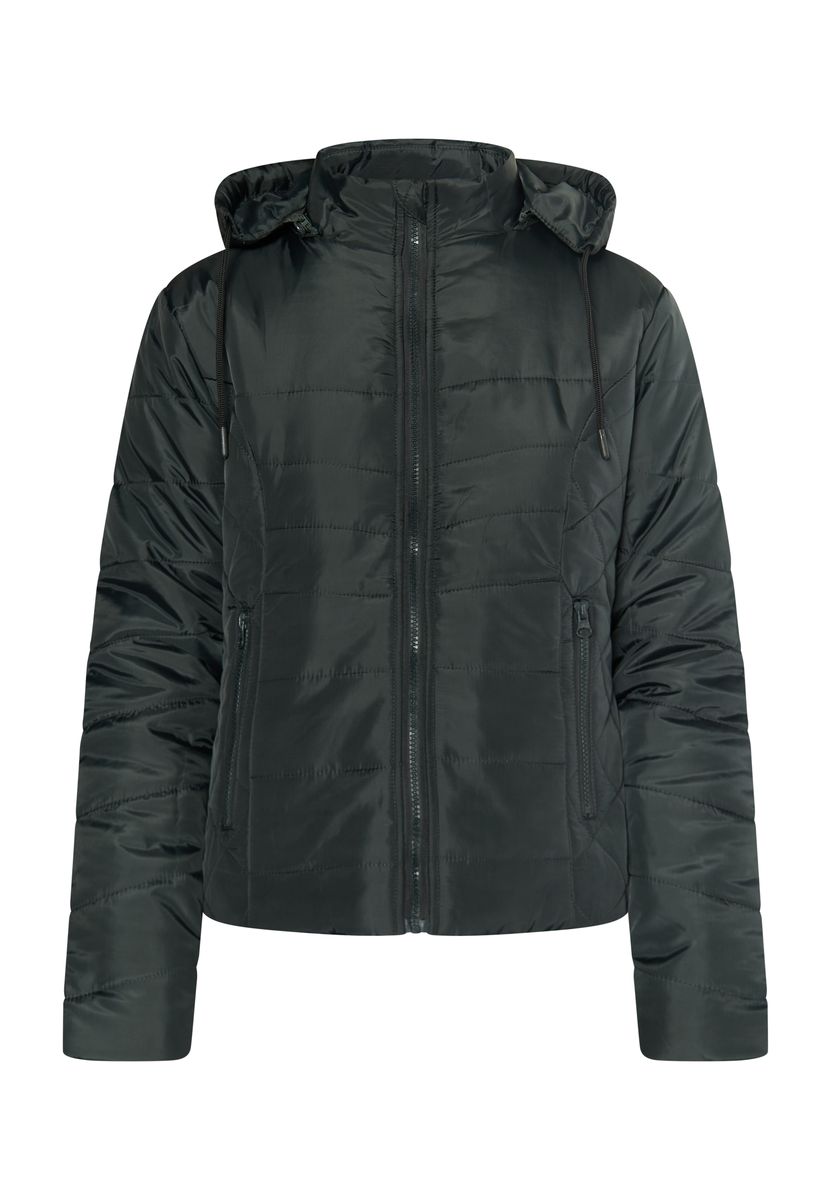 Leicht wattierte Steppjacke mit Kapuze