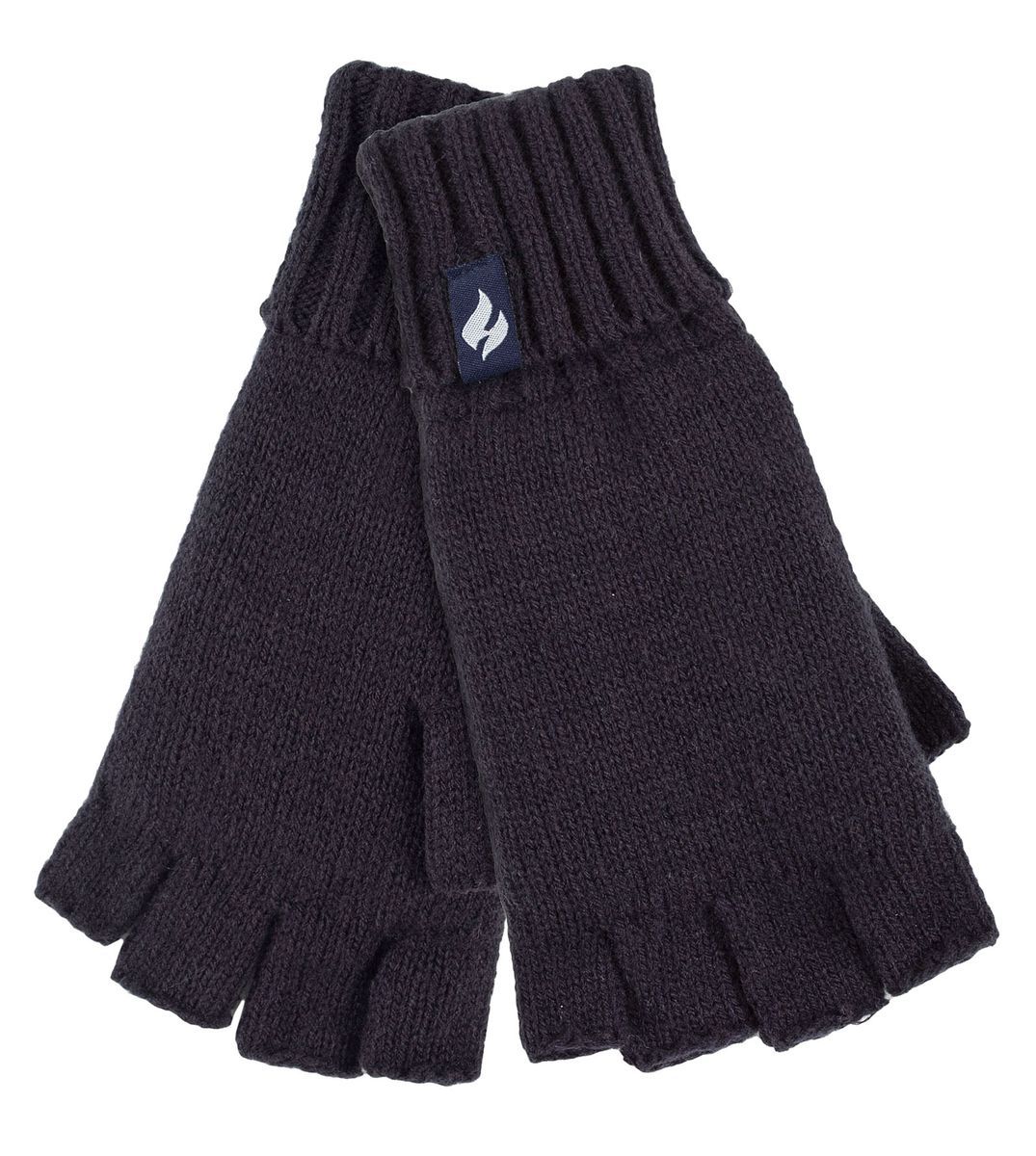 Gestrickte fingerlose Thermo-Handschuhe