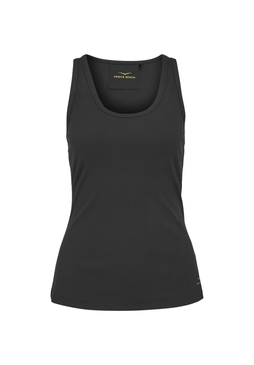 Klassisches geripptes Sport-Tanktop