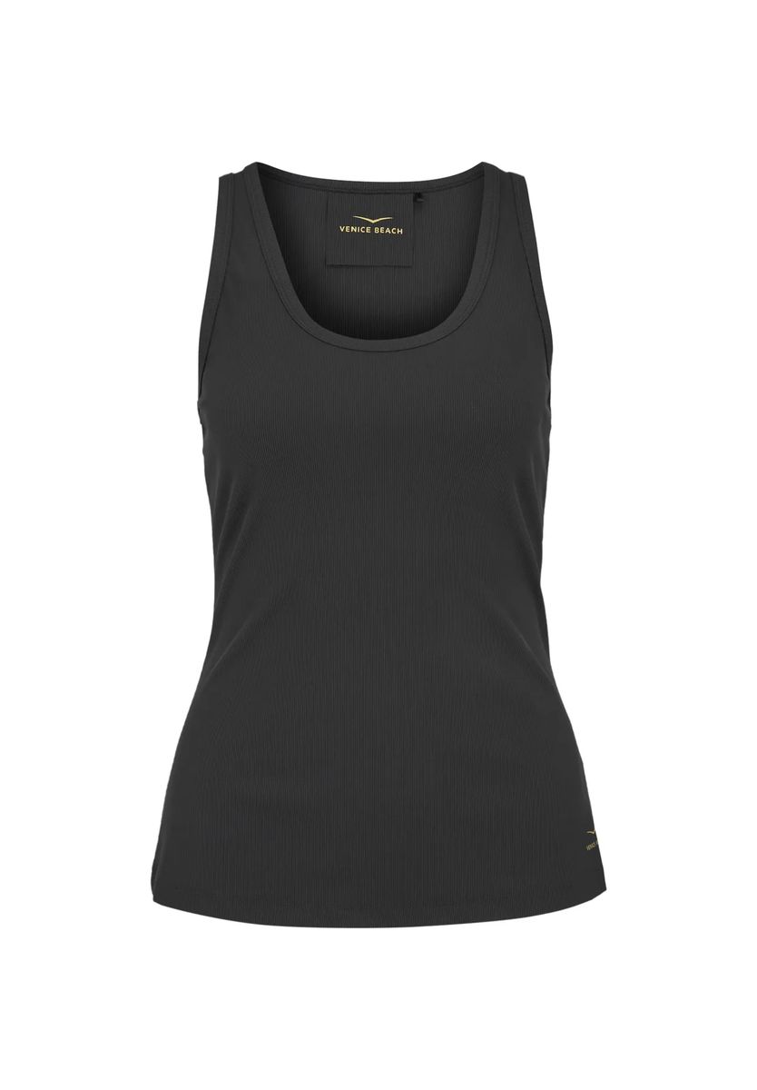 Klassisches geripptes Sport-Tanktop