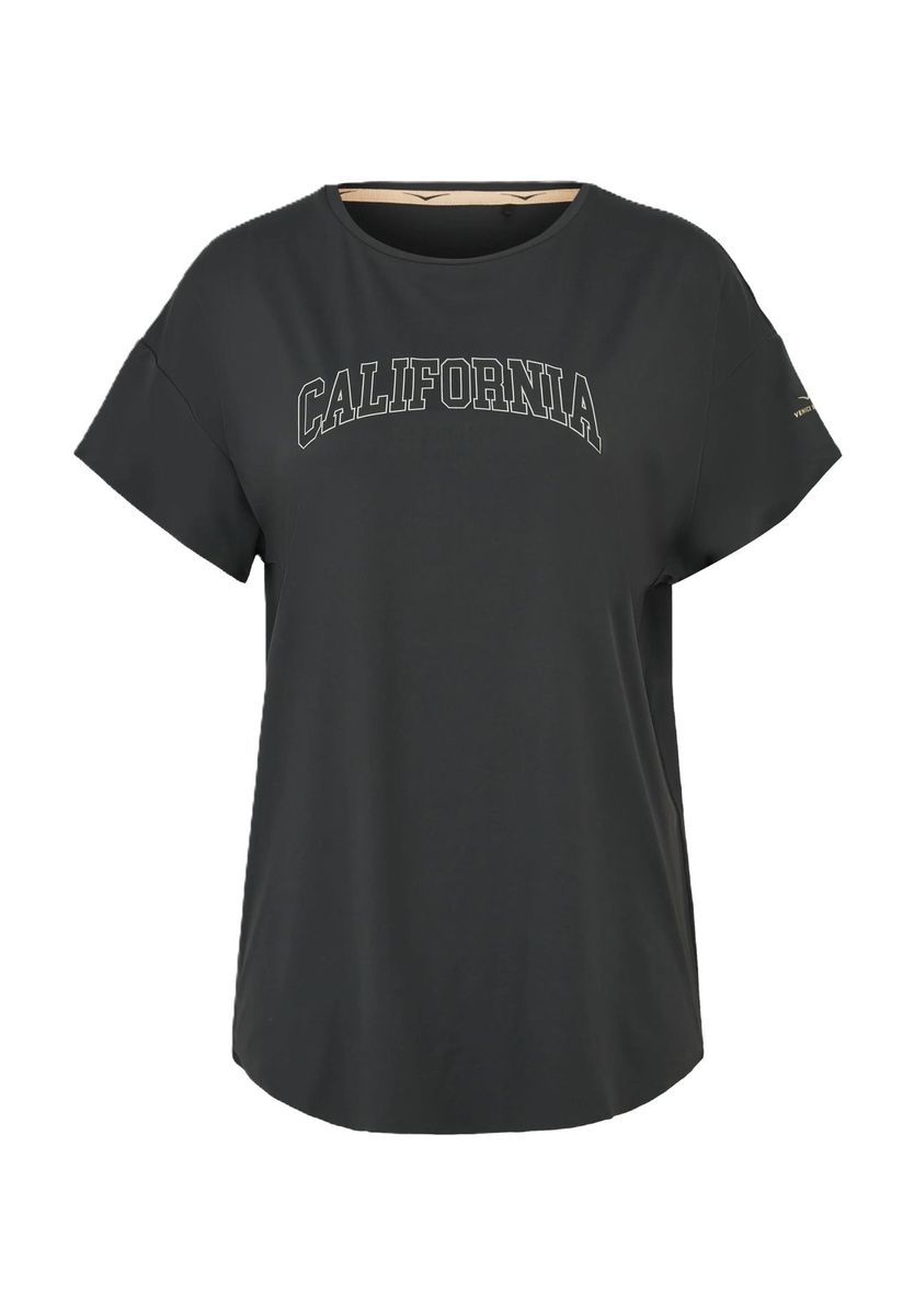 Lockeres Sport-T-Shirt mit Grafik-Schriftzug