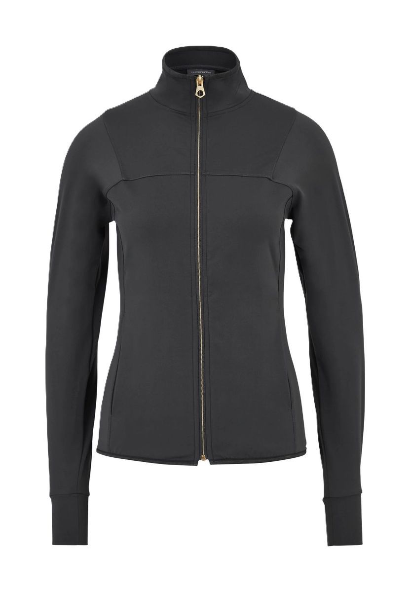 Trainingsjacke mit Stehkragen und Reißverschluss