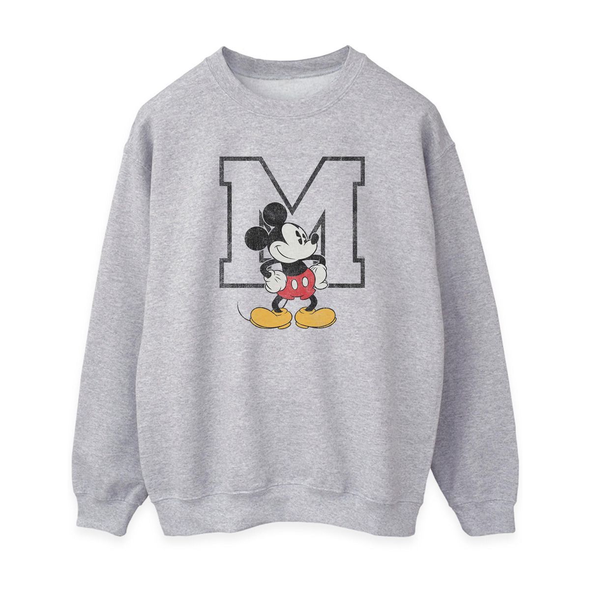 Vintage Grafik-Sweatshirt mit Micky Maus