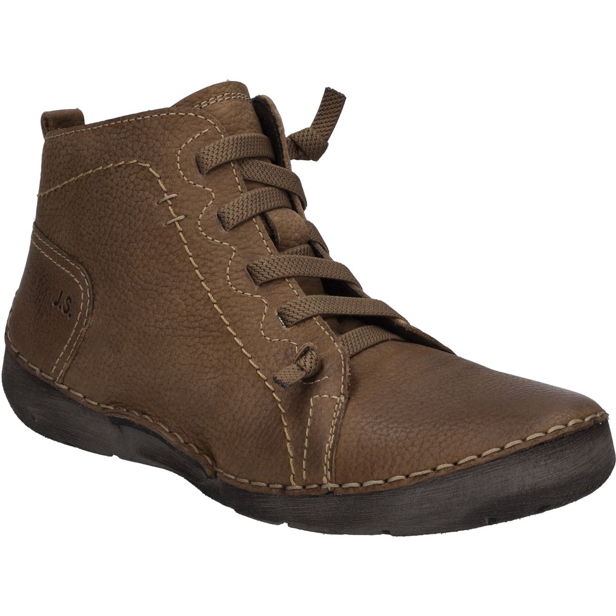 Handgenähte Leder-Schnürstiefeletten
