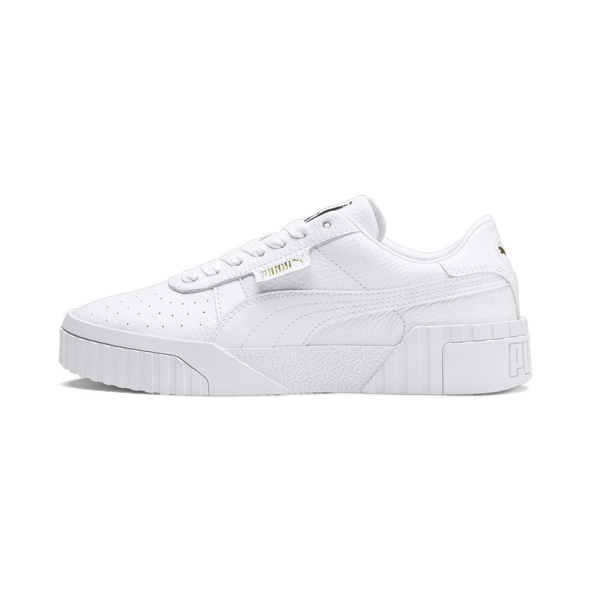 Retro-inspirierte Plateau-Leder-Sneaker