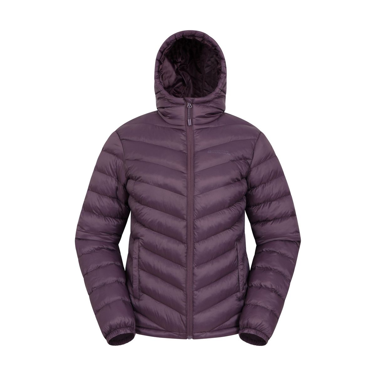 Wattierte Jacke mit Chevron-Steppung