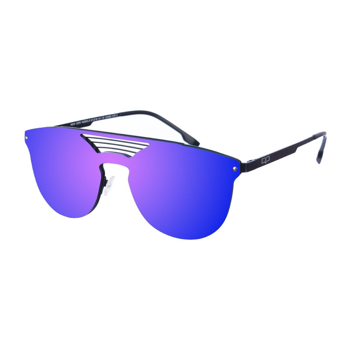 Futuristische verspiegelte Shield-Sonnenbrille