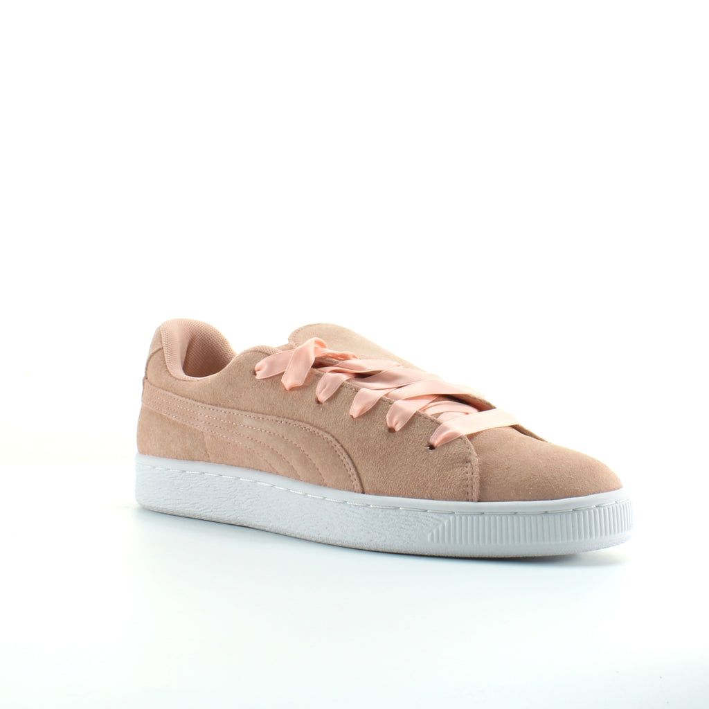 Wildledersneaker mit asymmetrischer Satinschleife