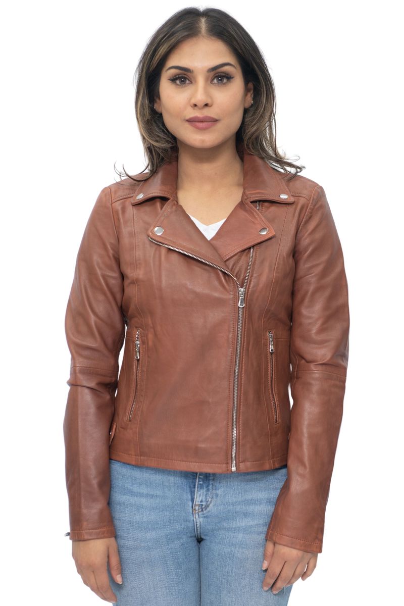 Sacramento Nappa-Leder Bikerjacke