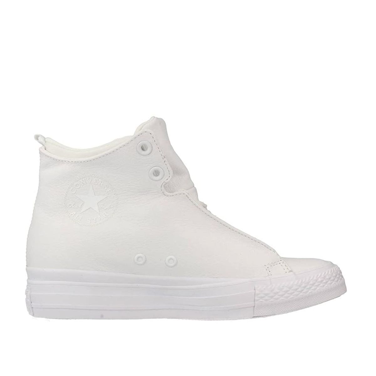 Minimalistische Leder-Keilsneaker