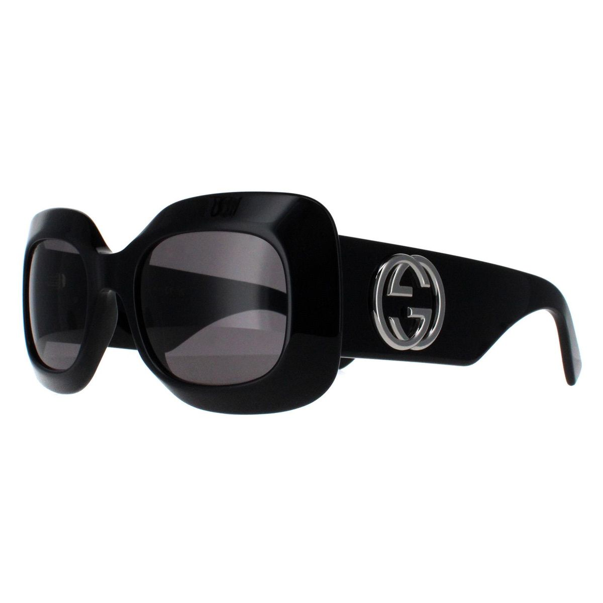 Markante quadratische Retro-Sonnenbrille