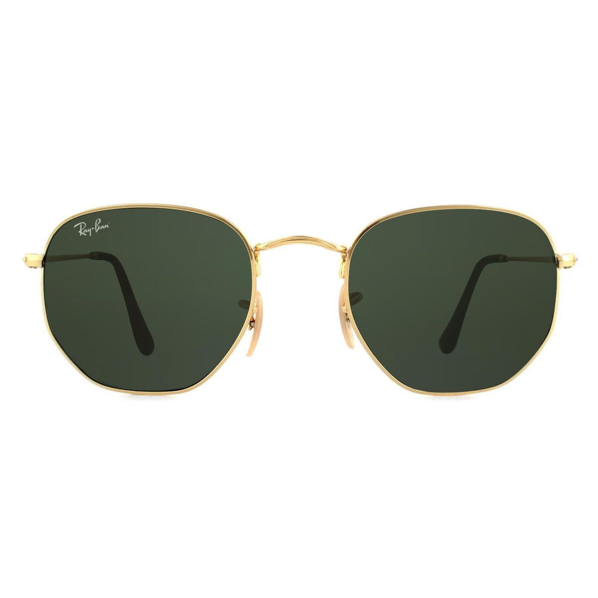 Hexagonale Metallrahmen-Sonnenbrille