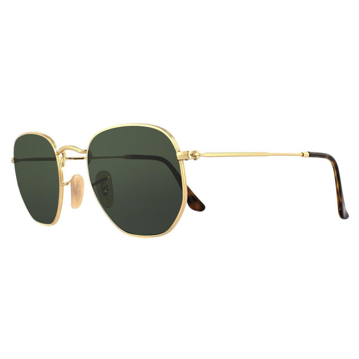 Hexagonale Metallrahmen-Sonnenbrille