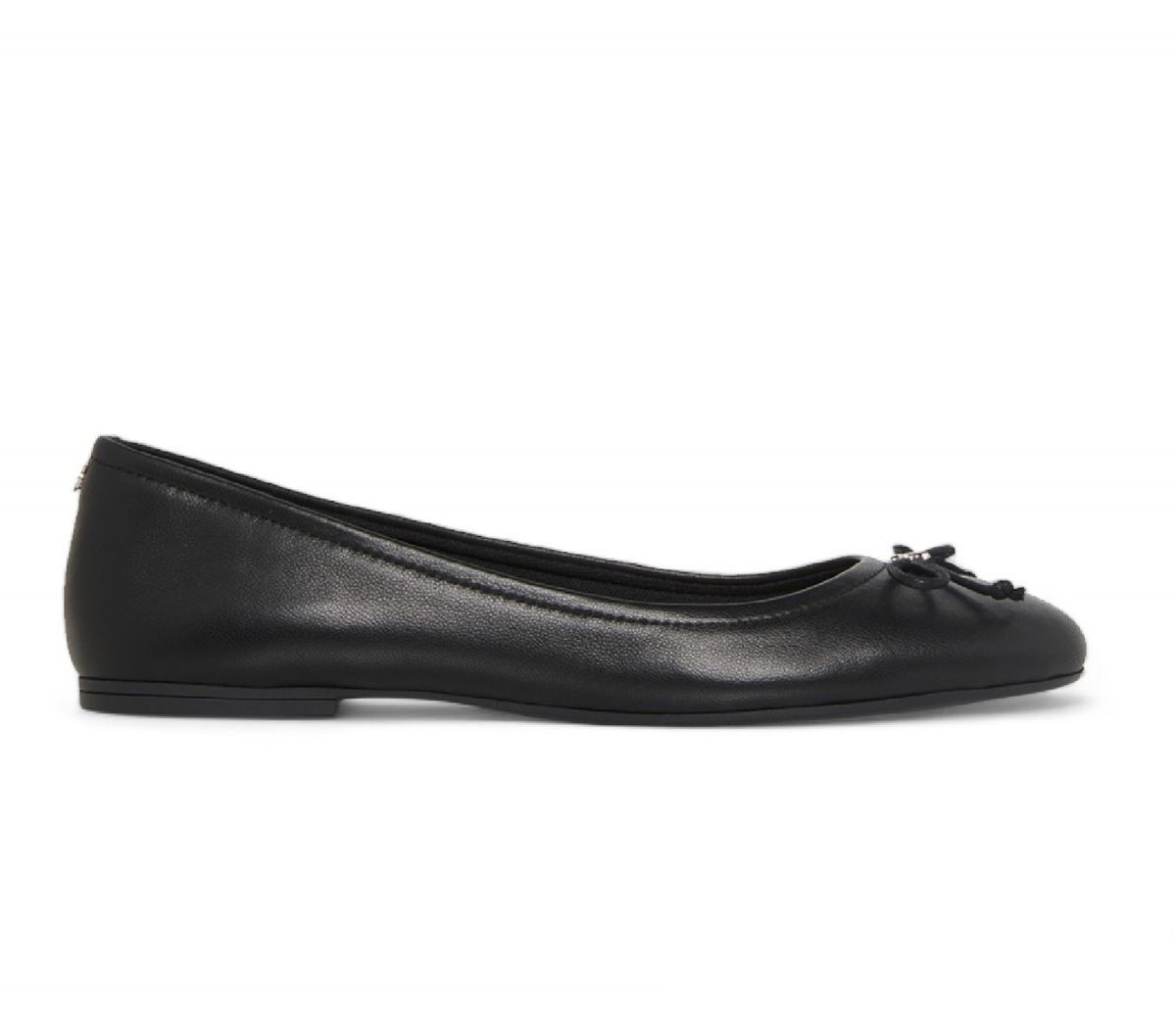 Elegante Lederballerinas mit Schleife