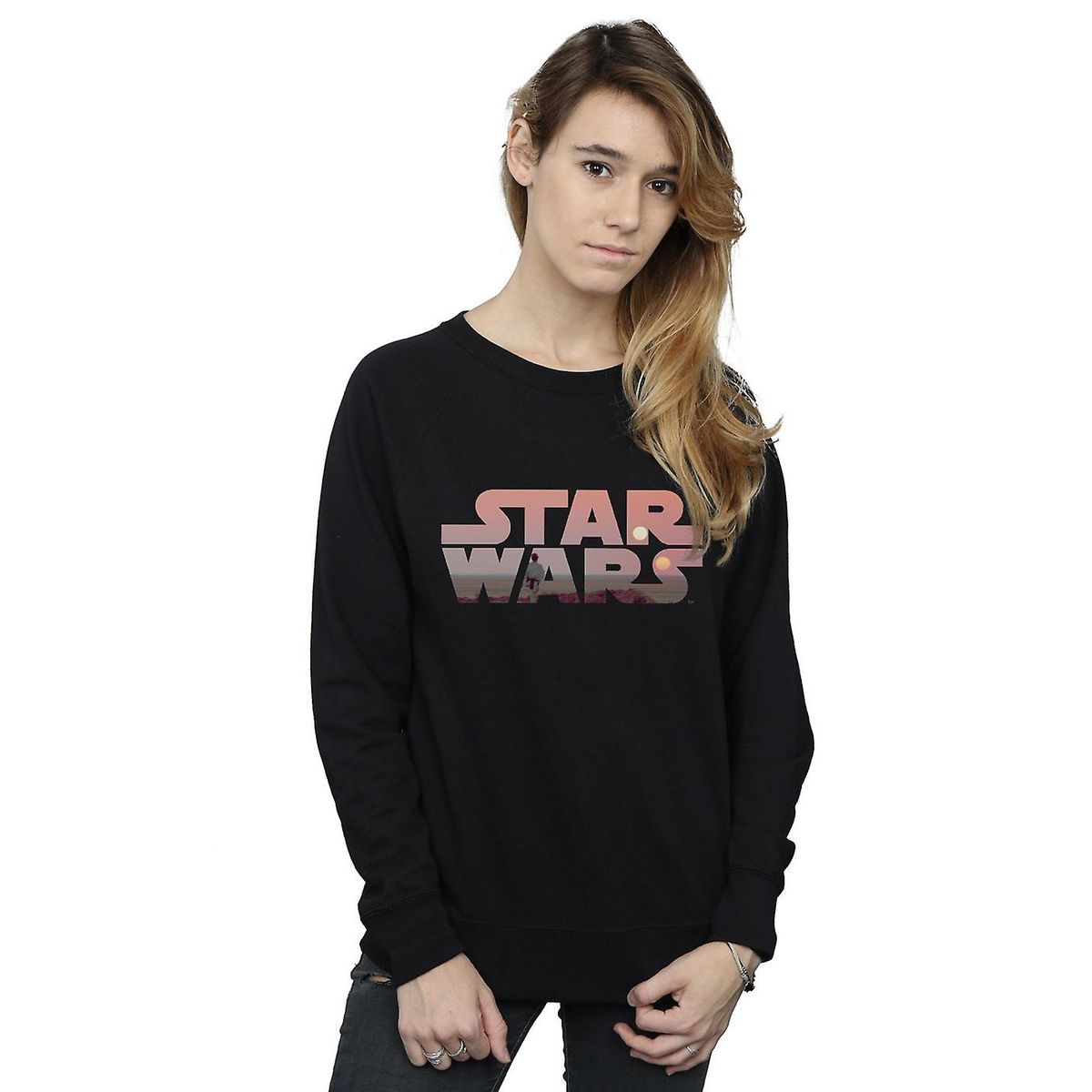 Sweatshirt mit Tatooine Sonnenuntergang Logo