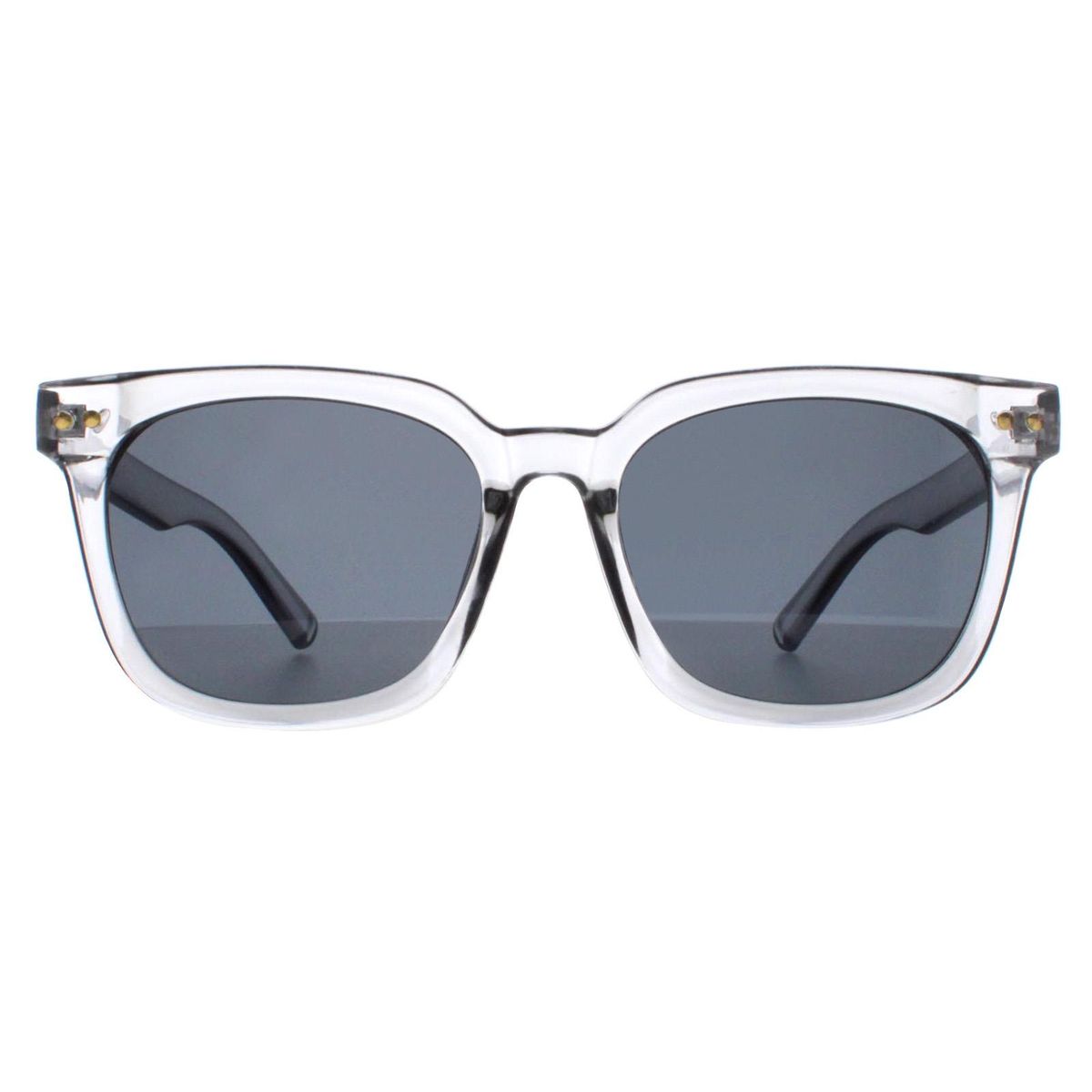 Klassische quadratische transparente Sonnenbrille
