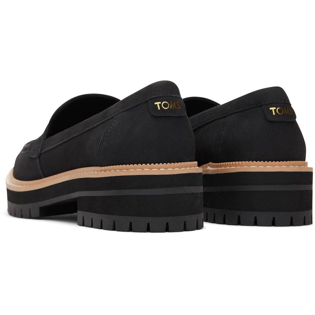 Leder-Loafer mit markanter Profilsohle