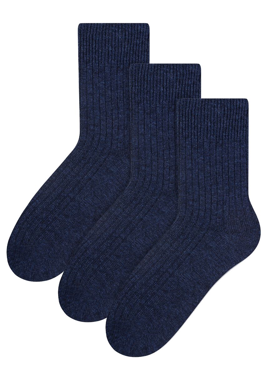 Gerippte Socken aus Wollmischung