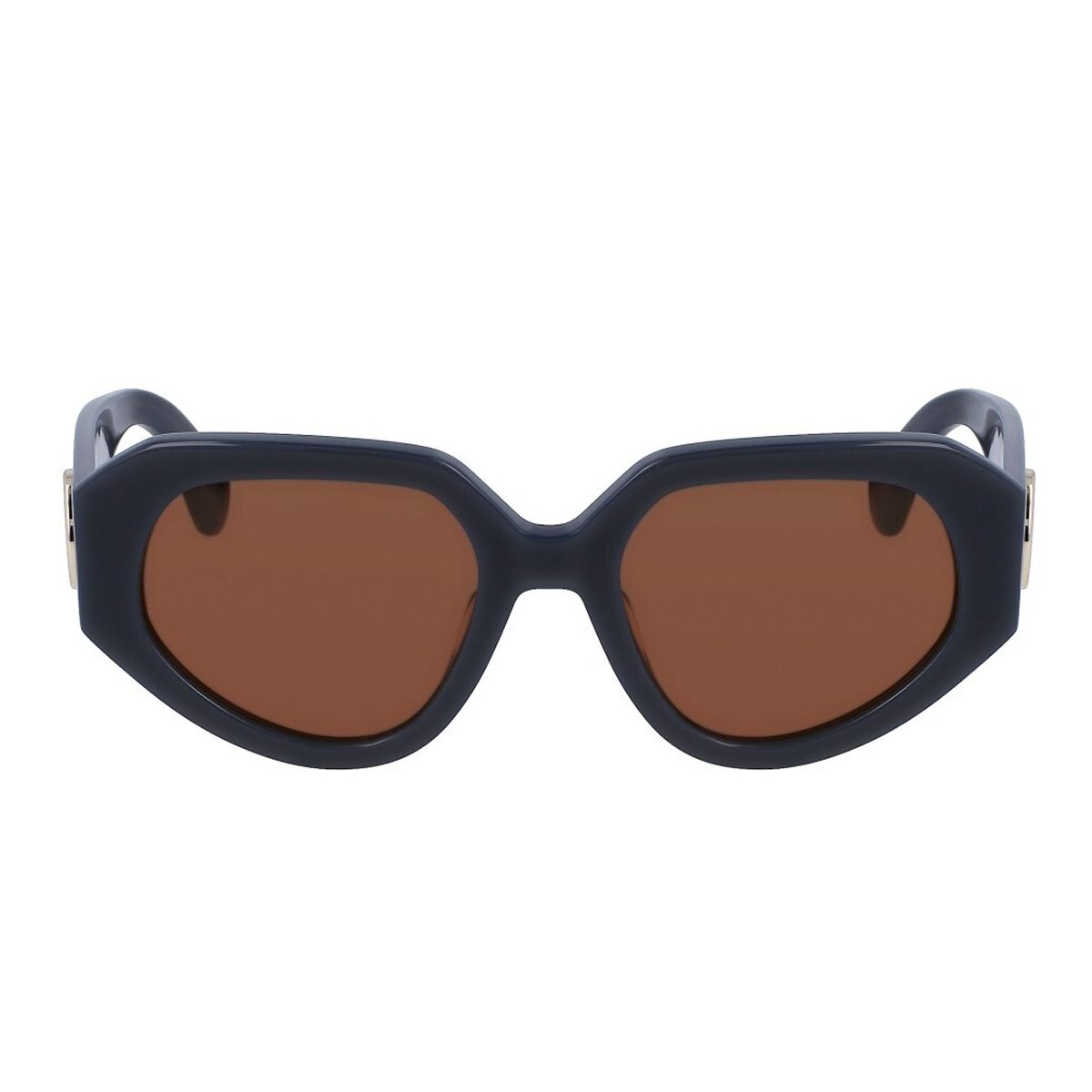 Elegante geometrische Sonnenbrille aus Acetat