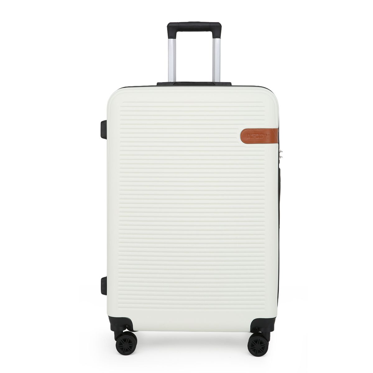Minimalistischer Hartschalen-Spinner mit Rillenstruktur