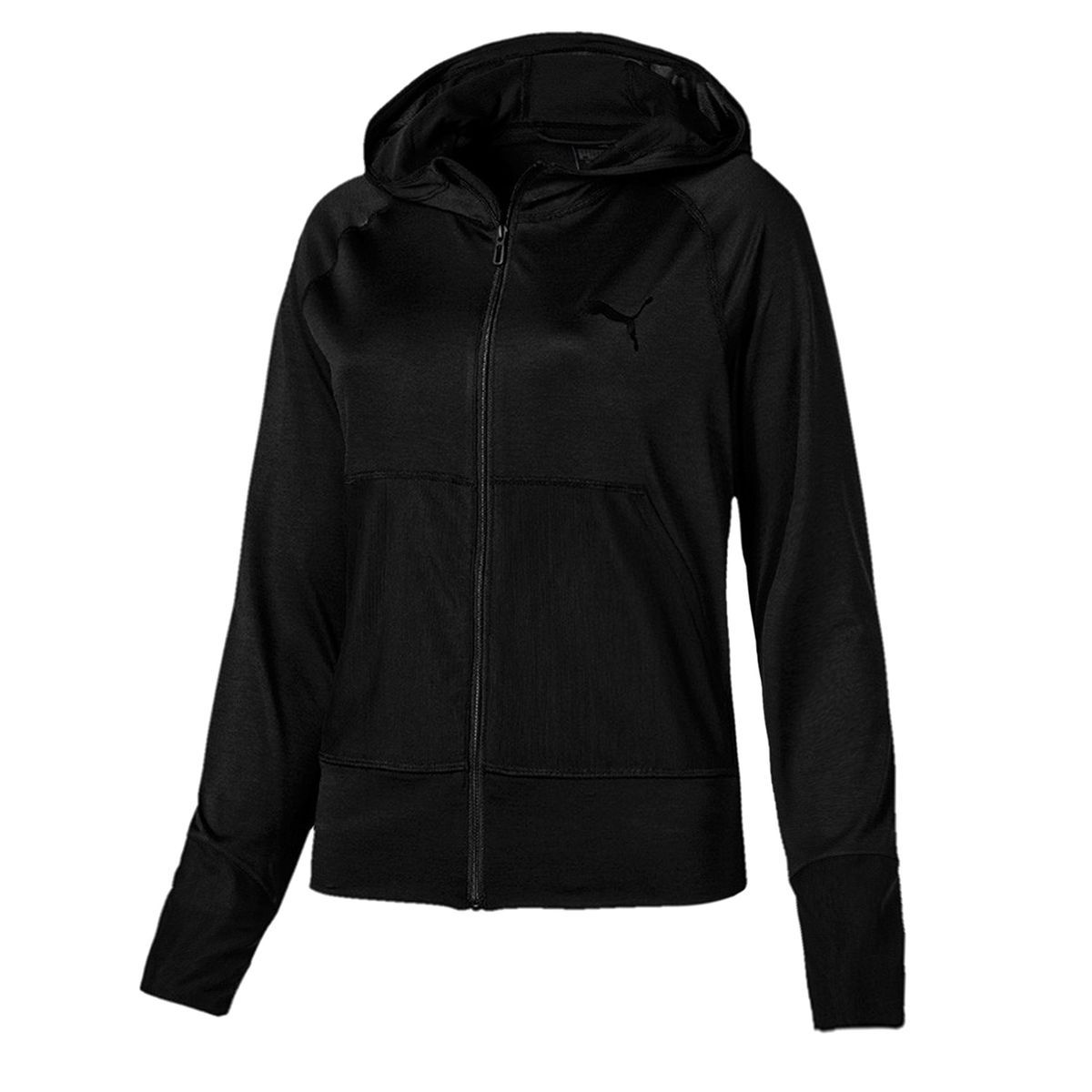Kapuzen-Trainingsjacke mit Reißverschluss